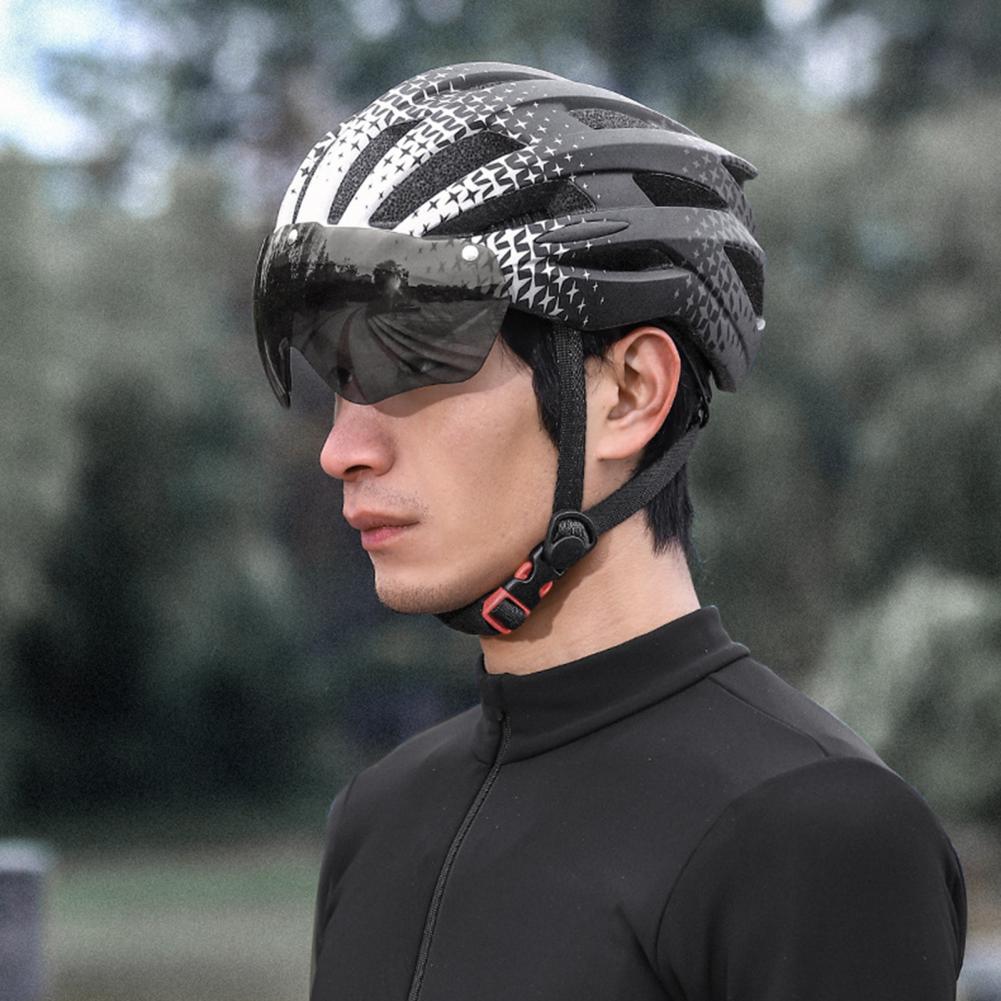 Hard Bike Helmet Ventilation Cycling Hat Helmet Breathable Protective Safety Fasten Strap Cycling Hat Helmet